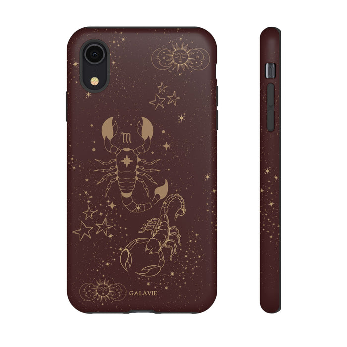 Scorpio Zodiac Phone Case – Chocolate