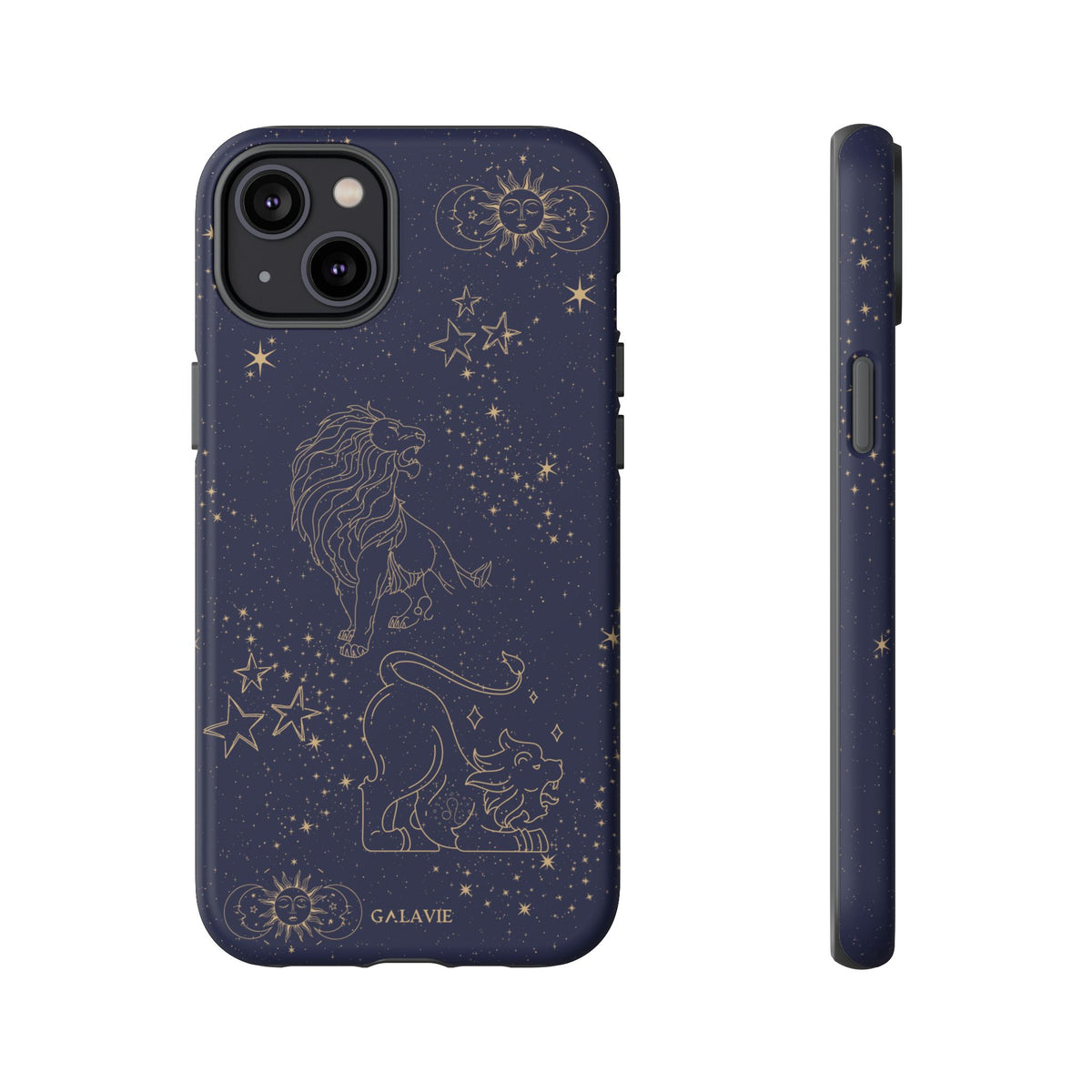 Leo Zodiac Phone Case – Navy