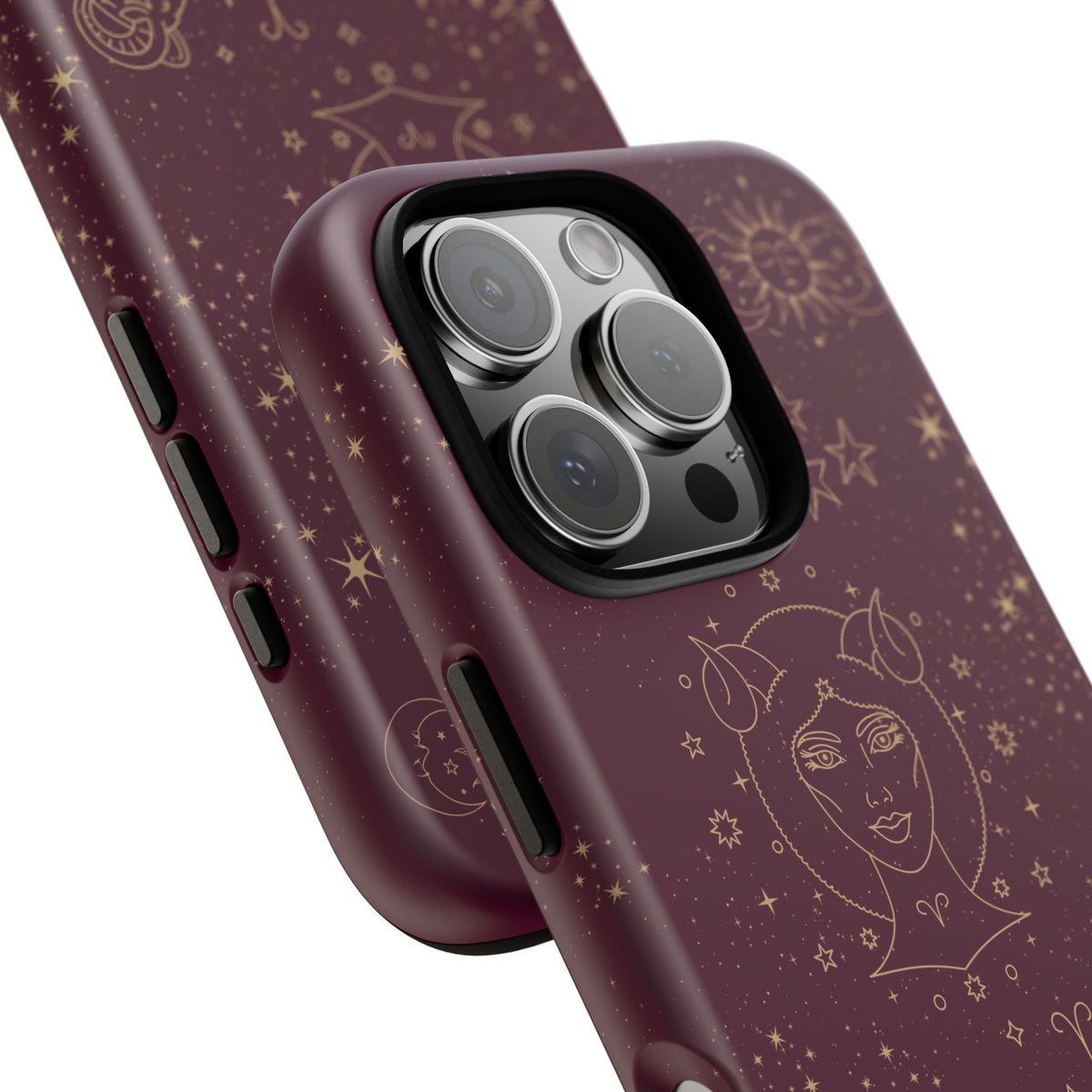 Aries Zodiac Phone Case – Merlot