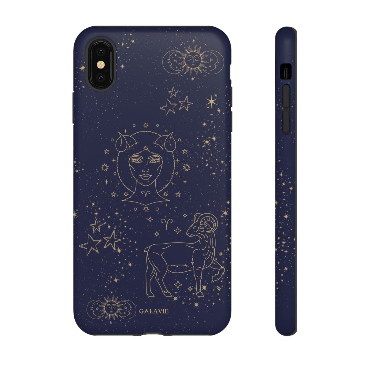 Aries Zodiac Phone Case – Navy