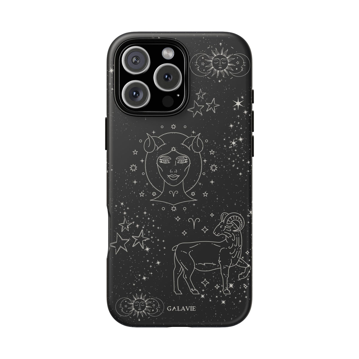 Aries Zodiac Phone Case – Noir