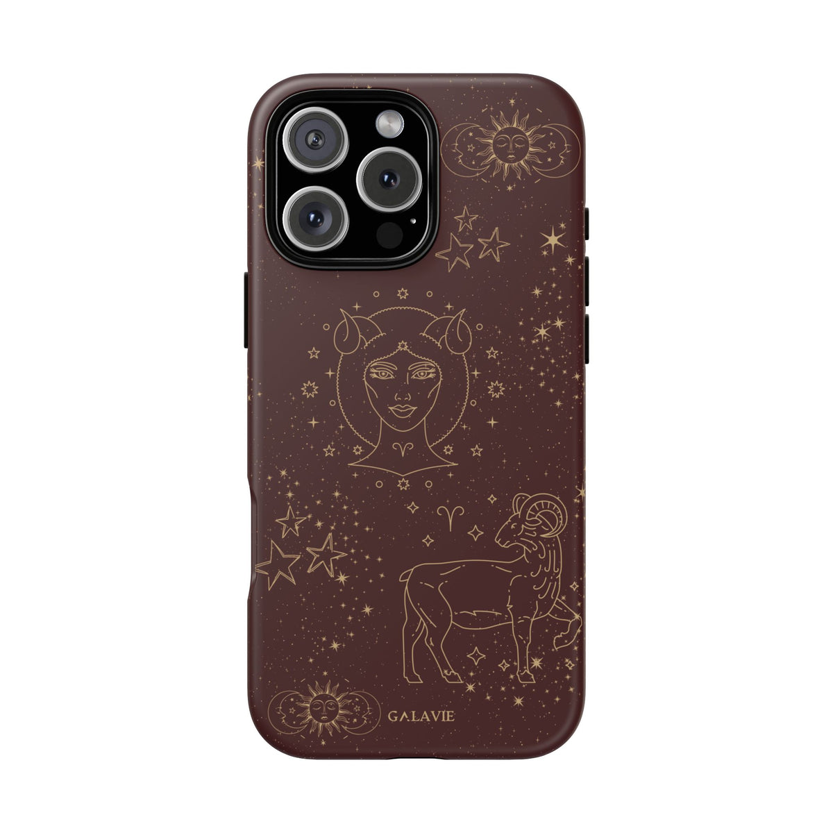 Aries Zodiac Phone Case – Chocolate