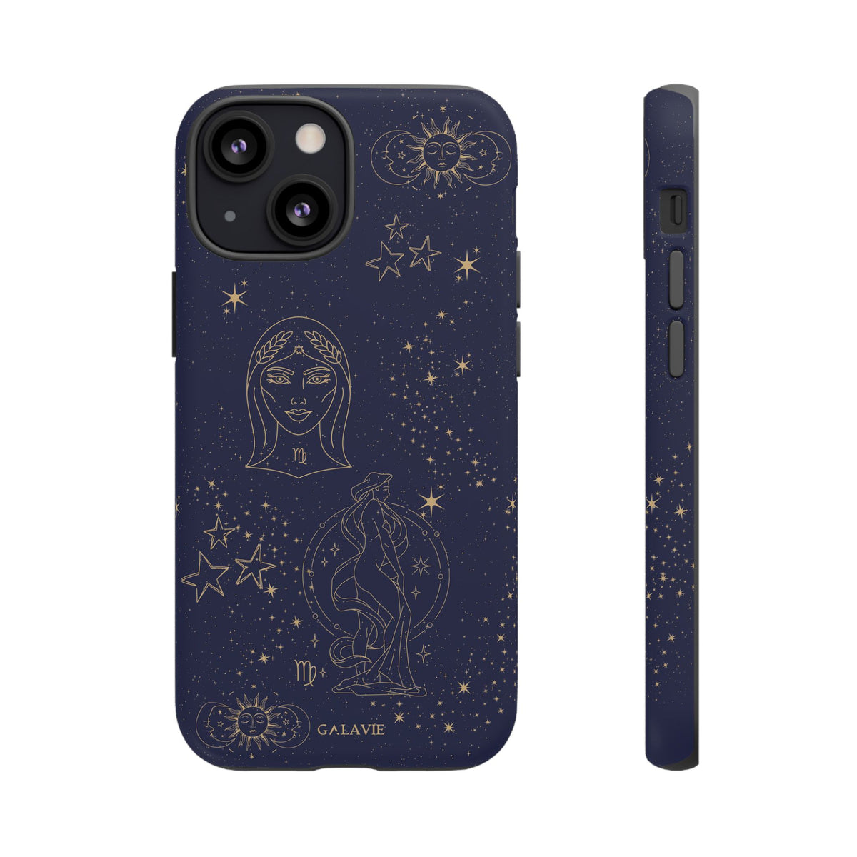 Virgo Zodiac Phone Case – Navy