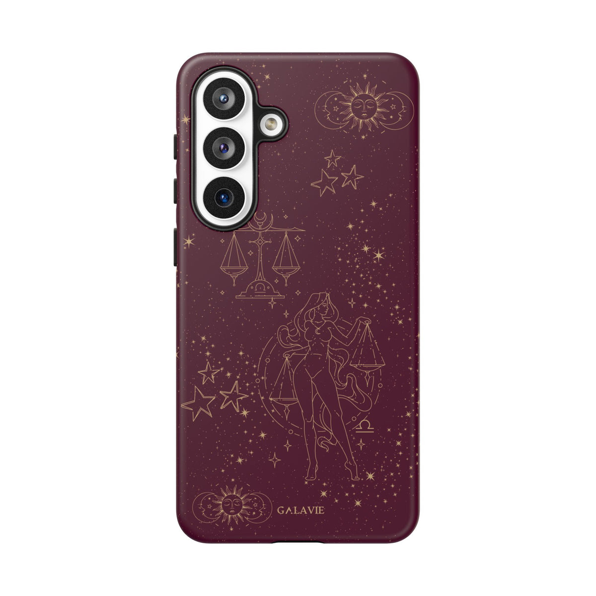 Libra Zodiac Phone Case – Merlot
