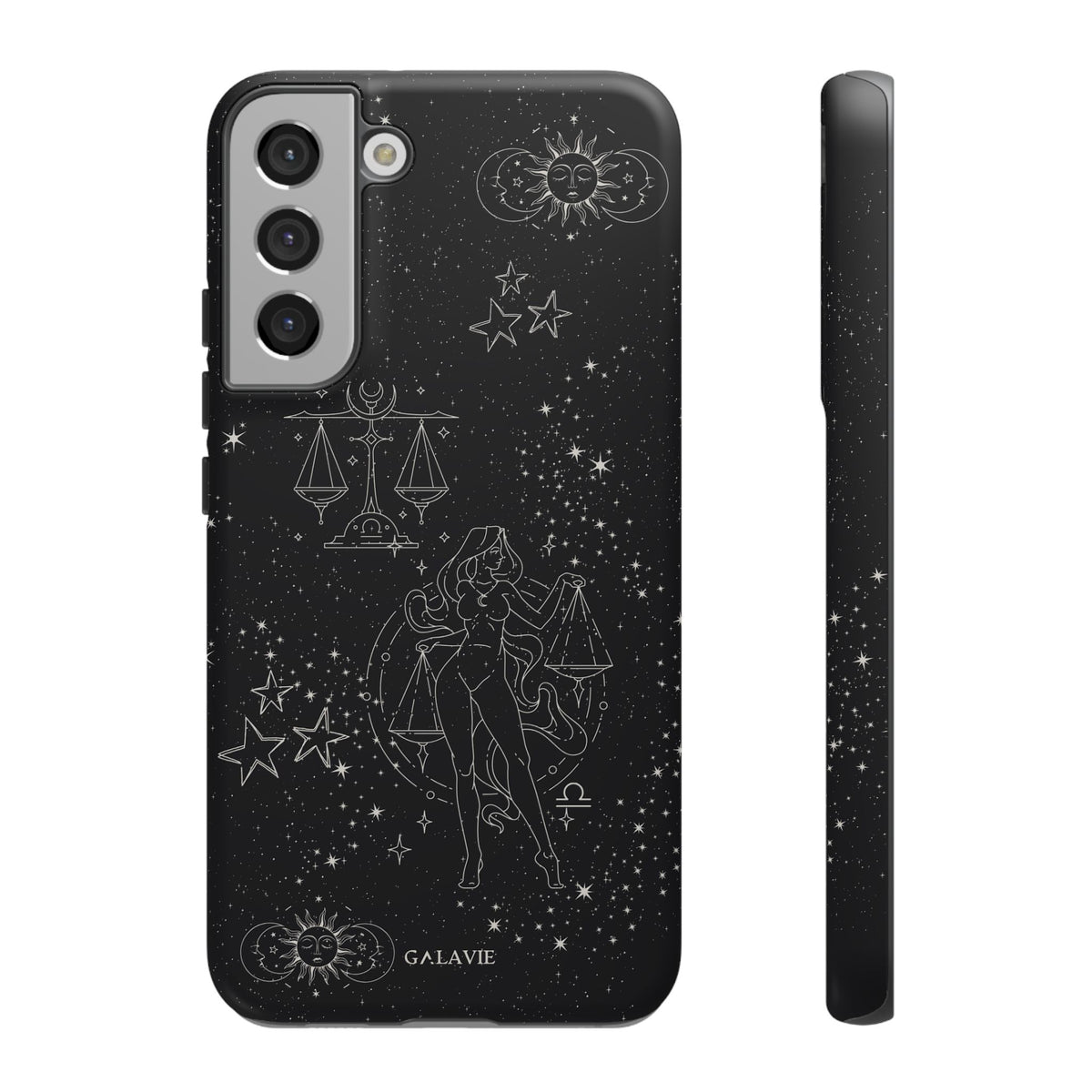 Libra Zodiac Phone Case – Noir