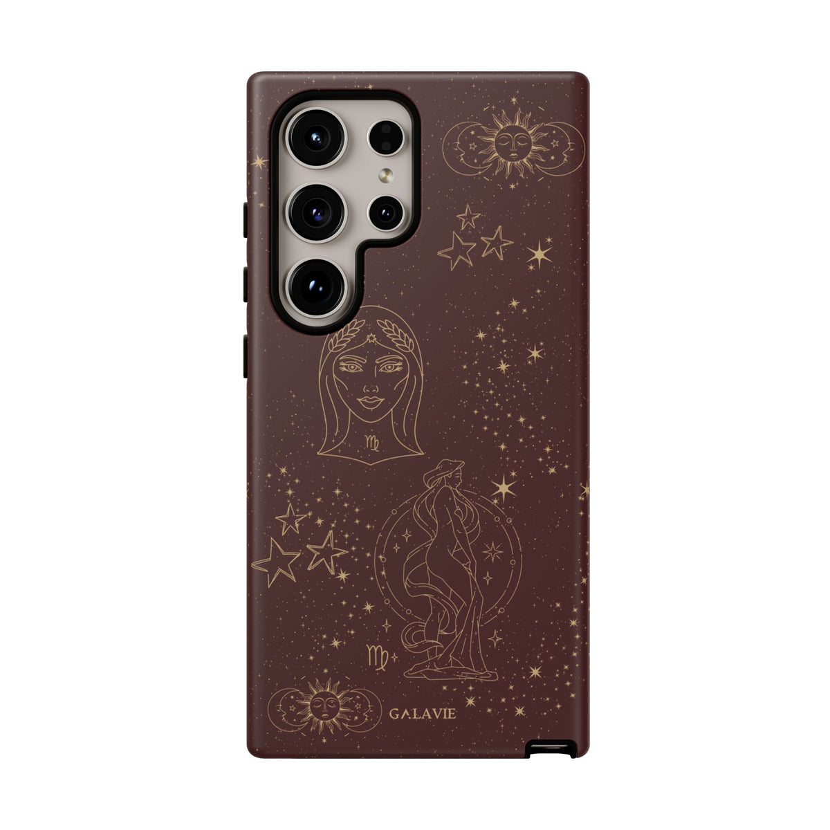 Virgo Zodiac Phone Case – Chocolate