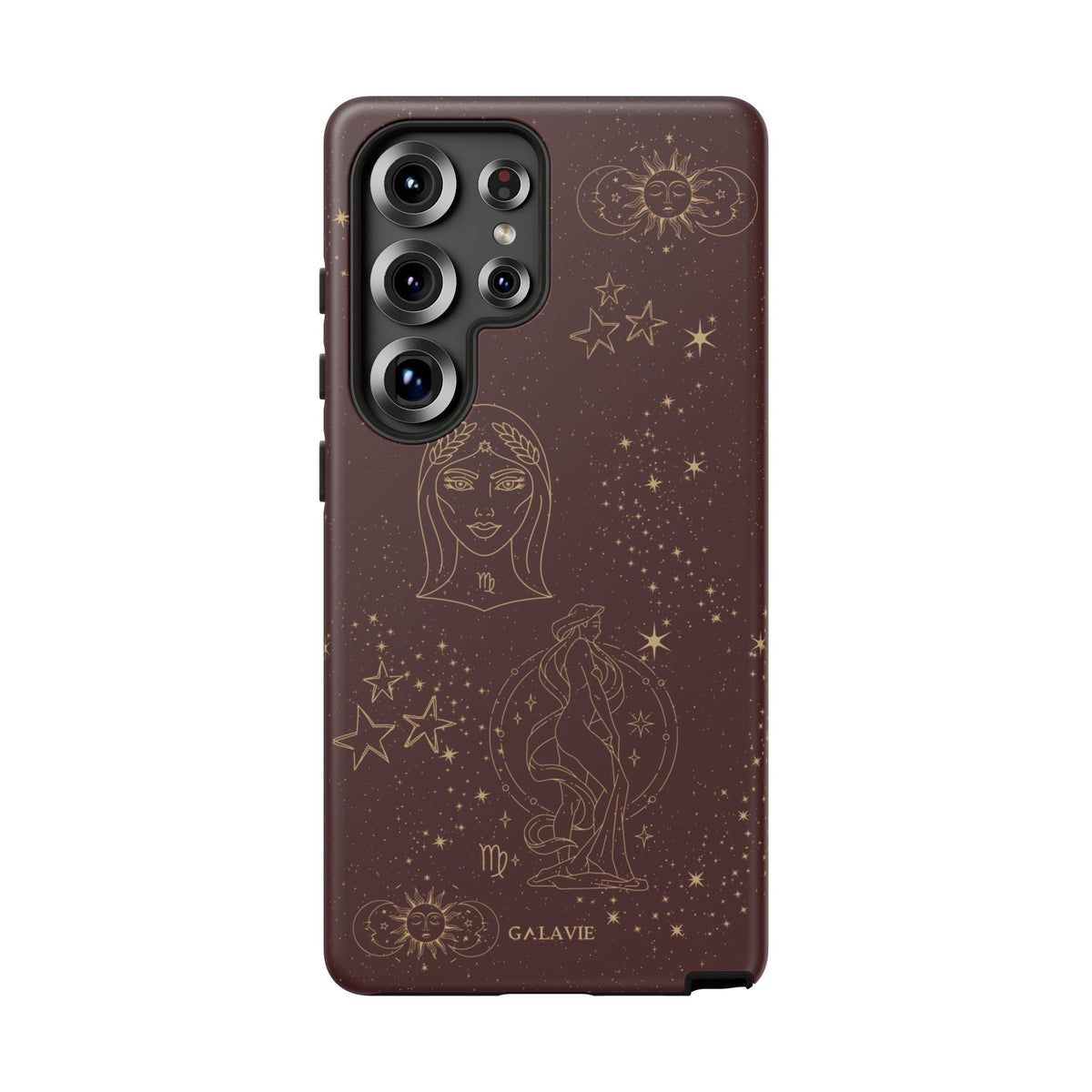 Virgo Zodiac Phone Case – Chocolate