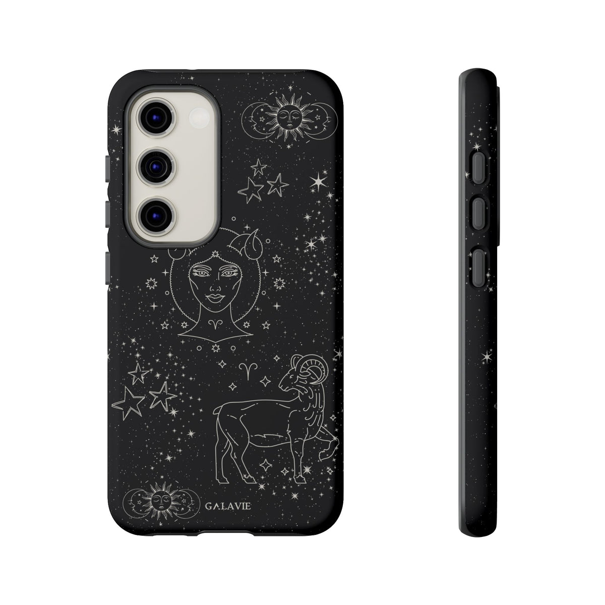 Aries Zodiac Phone Case – Noir