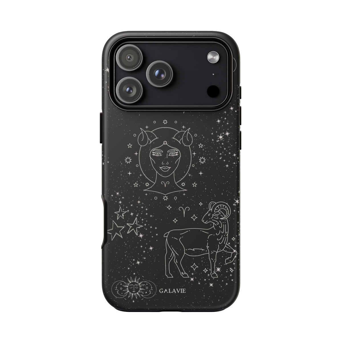 Aries Zodiac Phone Case – Noir