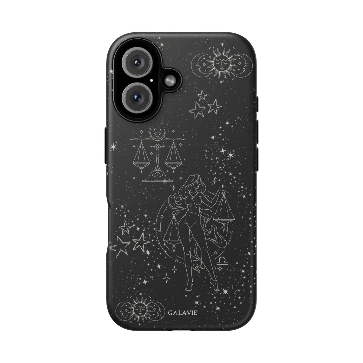 Libra Zodiac Phone Case – Noir