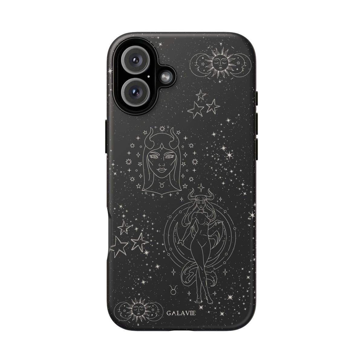 Taurus Zodiac Phone Case – Noir