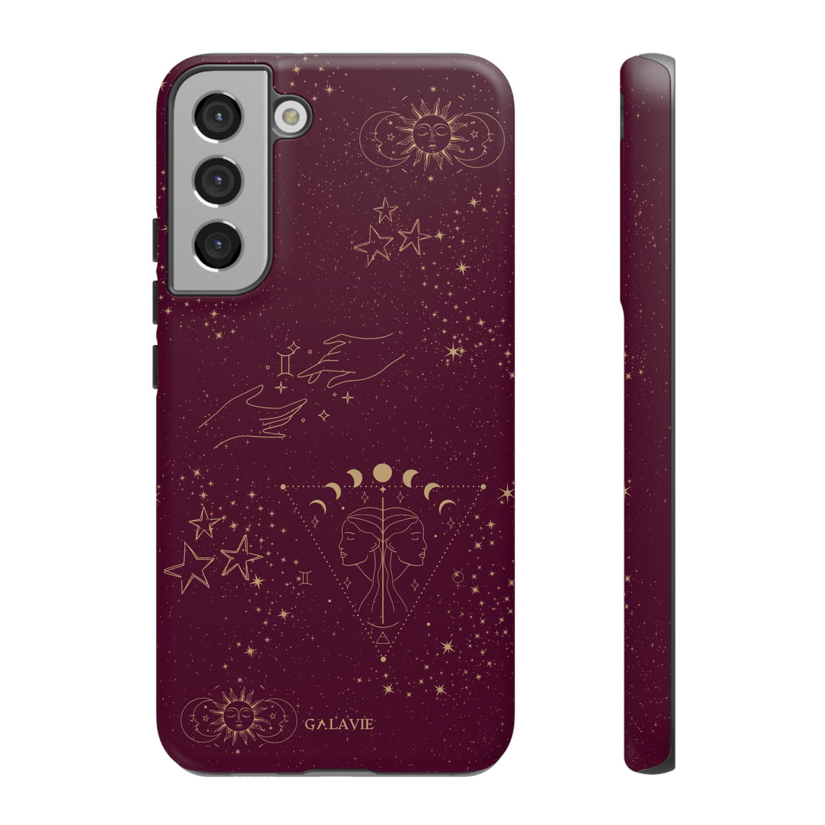 Gemini Zodiac Phone Case – Merlot