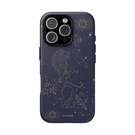 Leo Zodiac Phone Case – Navy