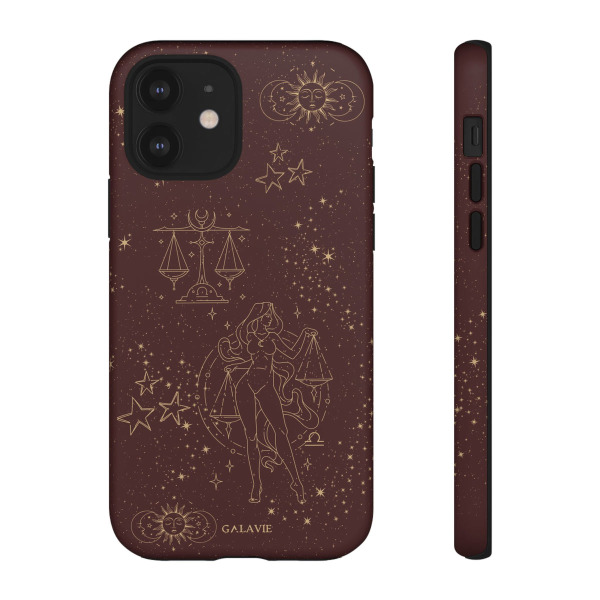 Libra Zodiac Phone Case – Chocolate
