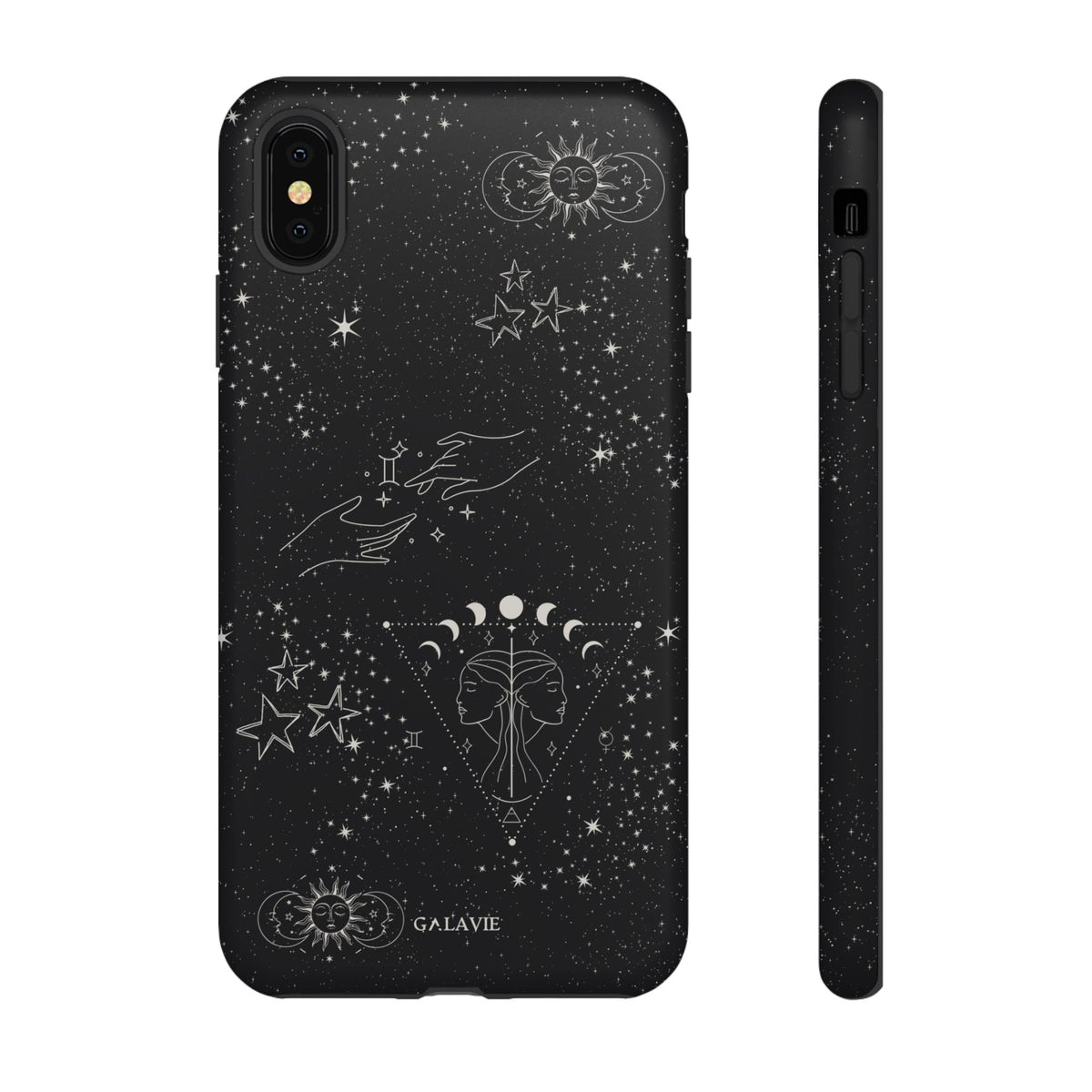 Gemini Zodiac Phone Case – Noir