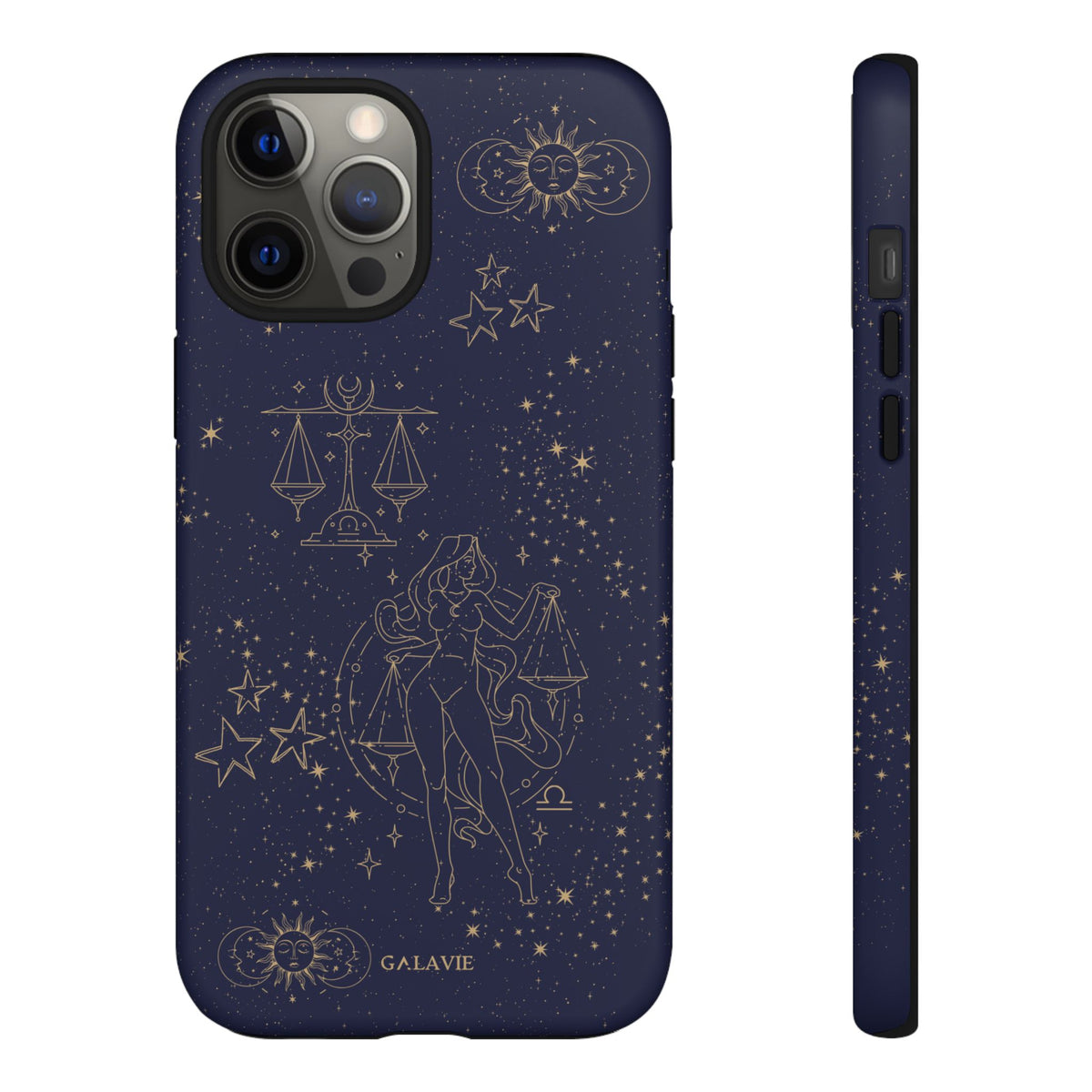 Libra Zodiac Phone Case – Navy