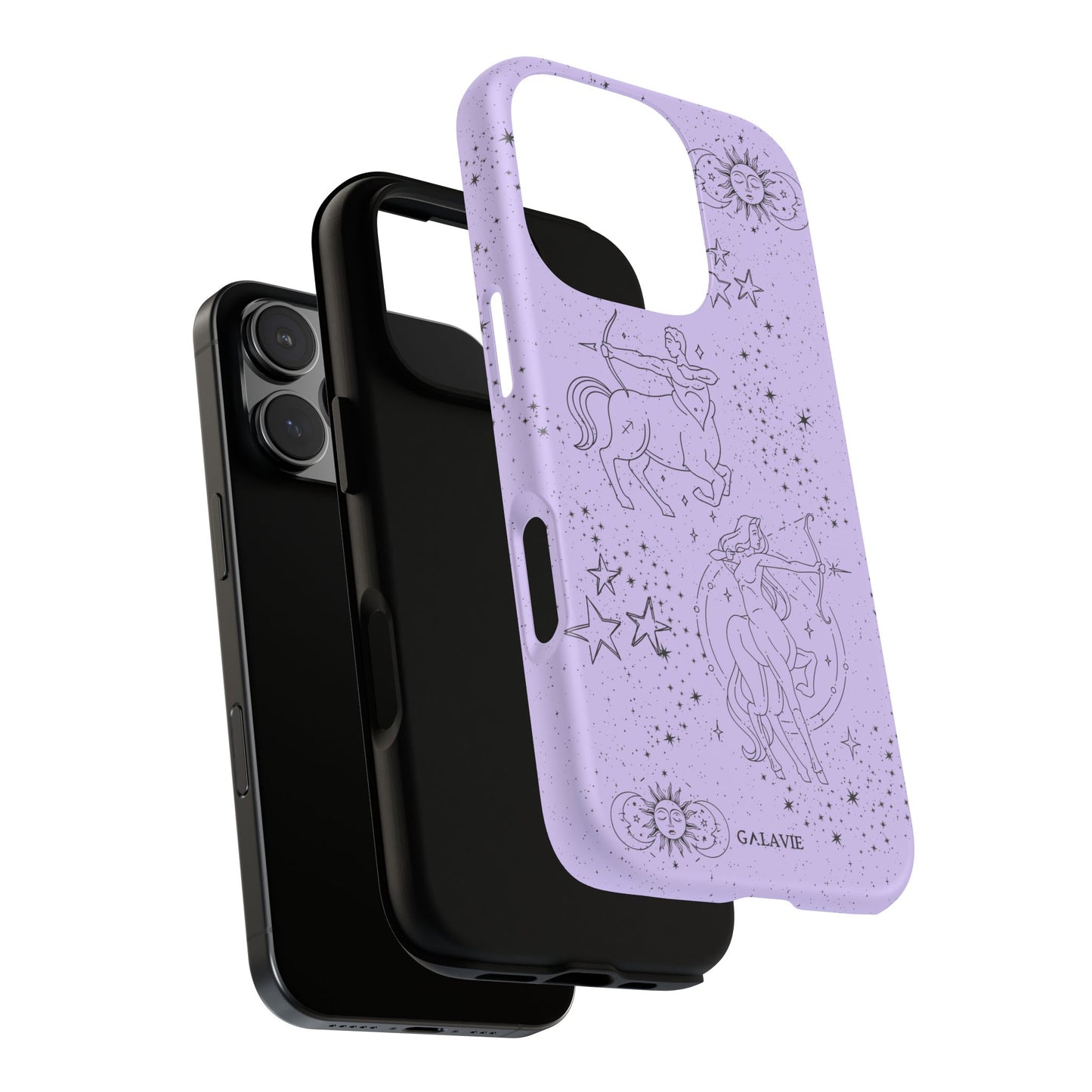 Zodiac Sagittarius Phone Case – Astrological Celestial Matte Protective Case