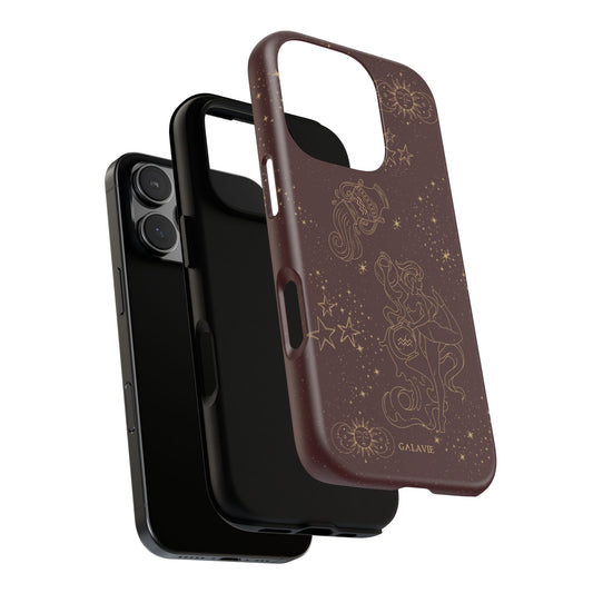 Aquarius Zodiac Phone Case – Chocolate