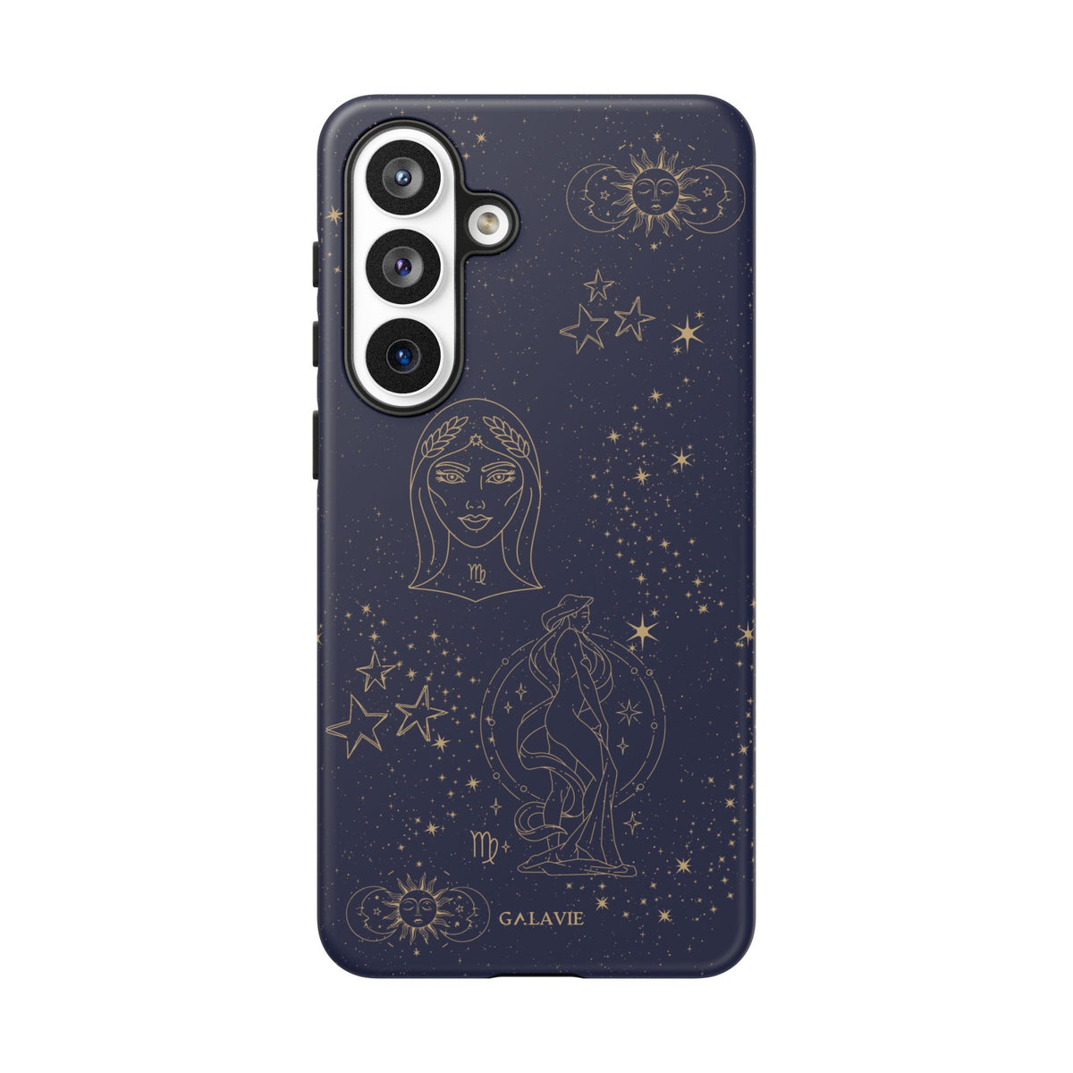 Virgo Zodiac Phone Case – Navy