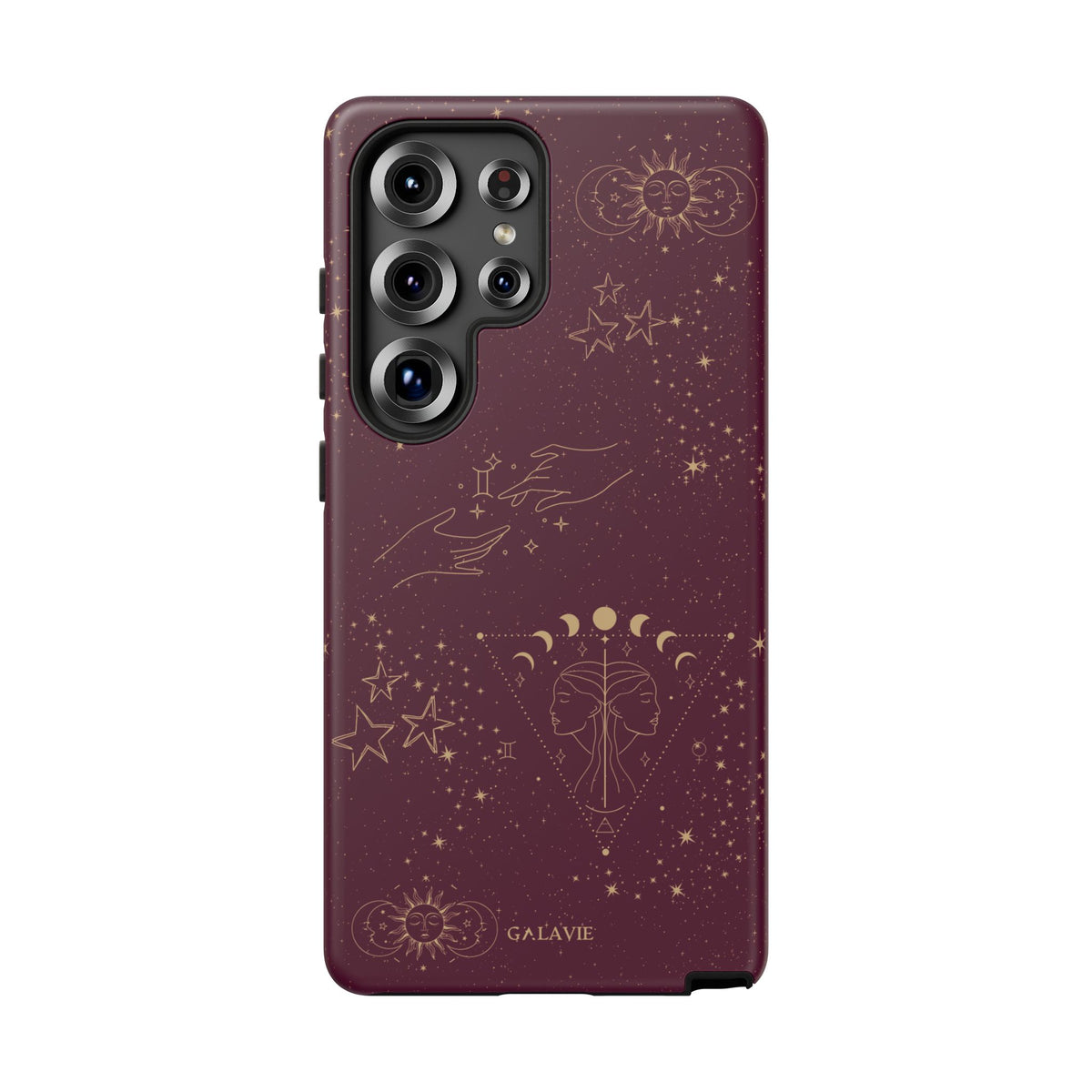 Gemini Zodiac Phone Case – Merlot