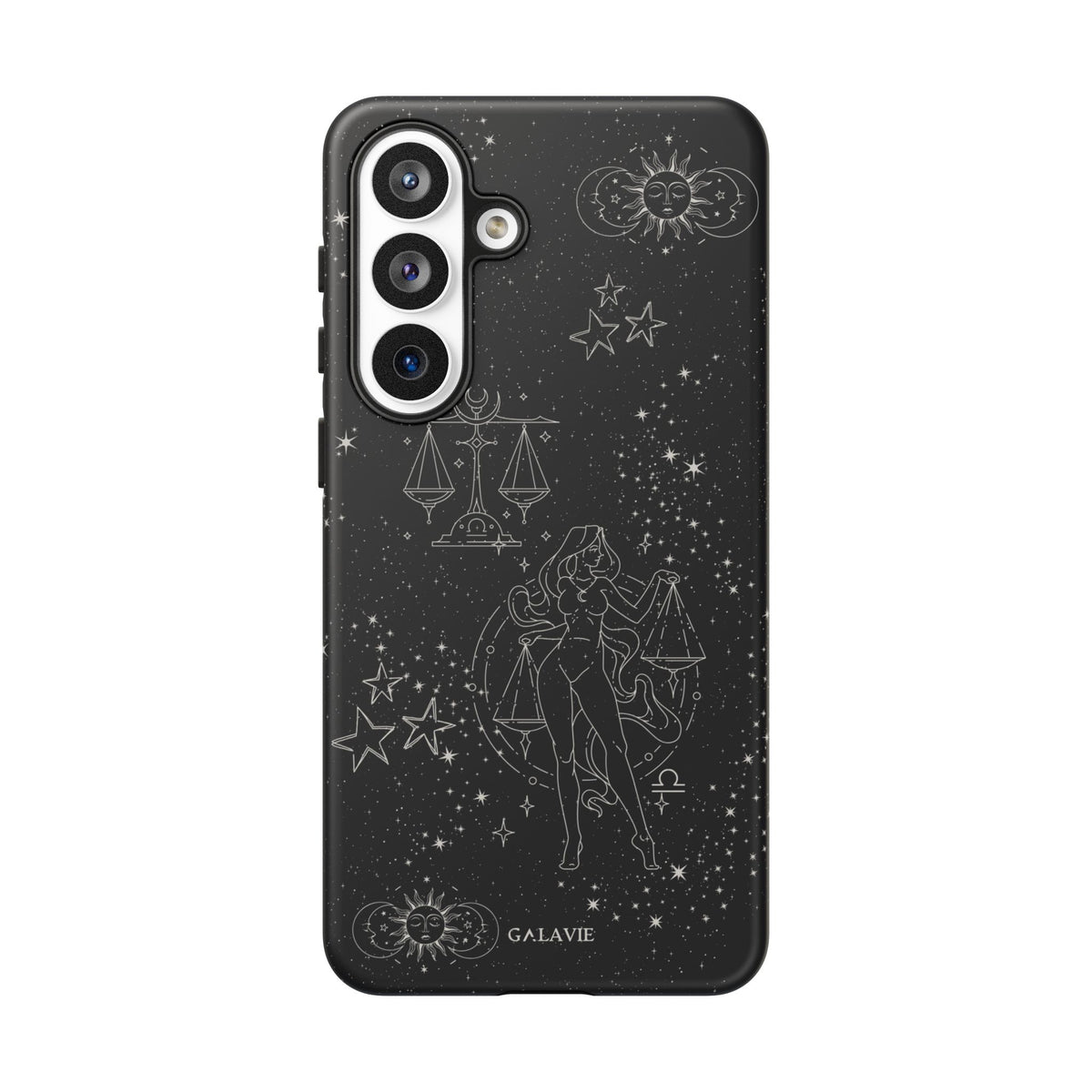 Libra Zodiac Phone Case – Noir