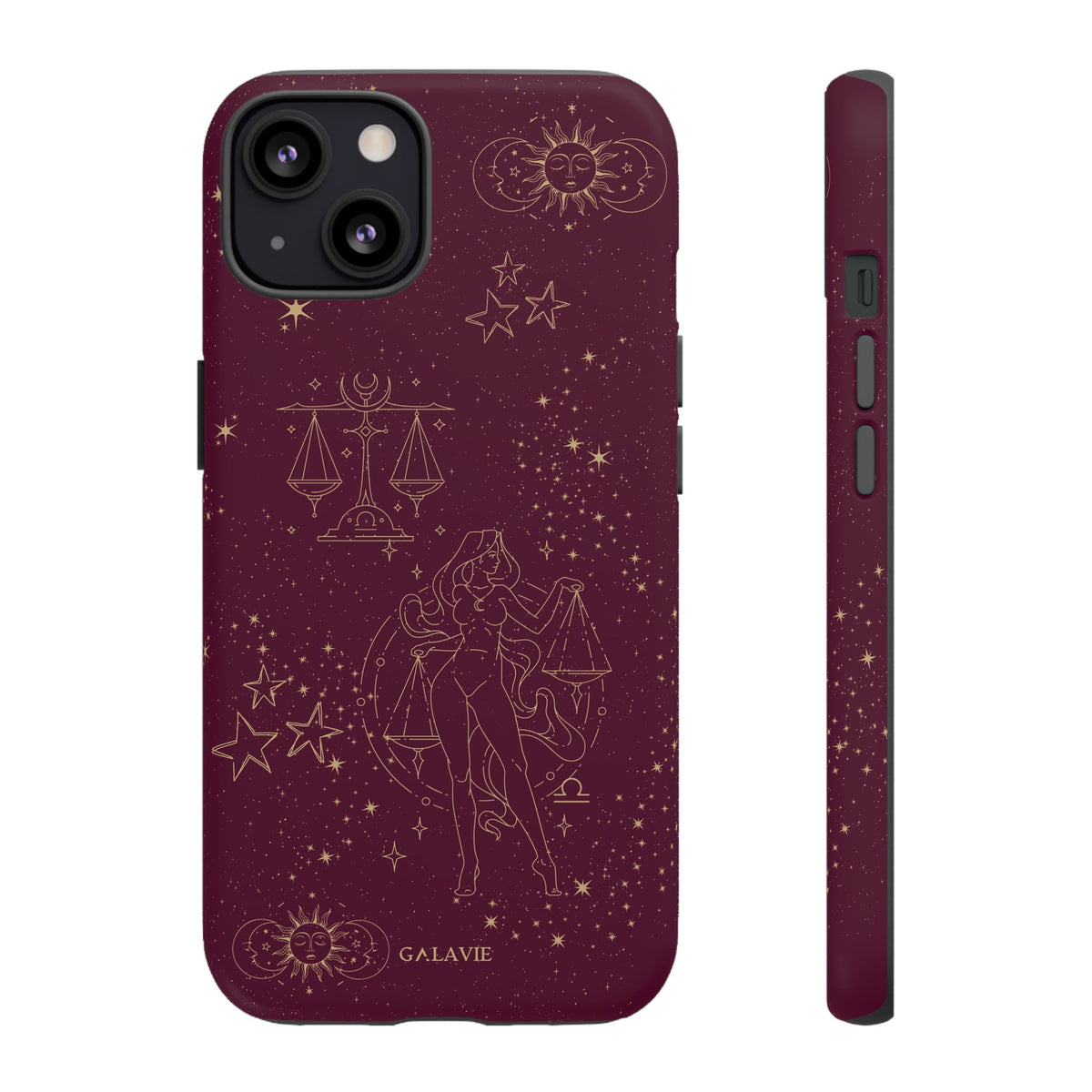 Libra Zodiac Phone Case – Merlot