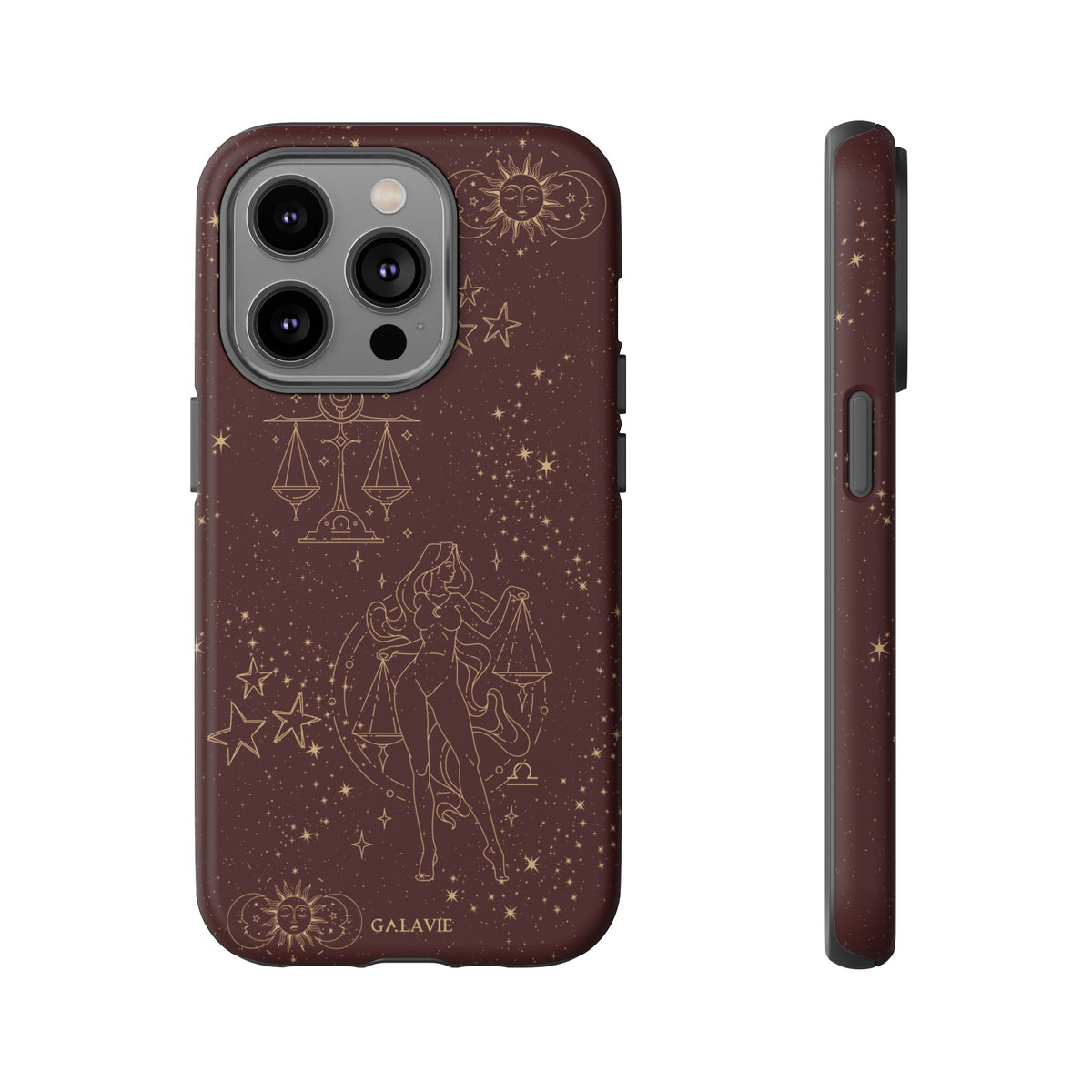 Libra Zodiac Phone Case – Chocolate