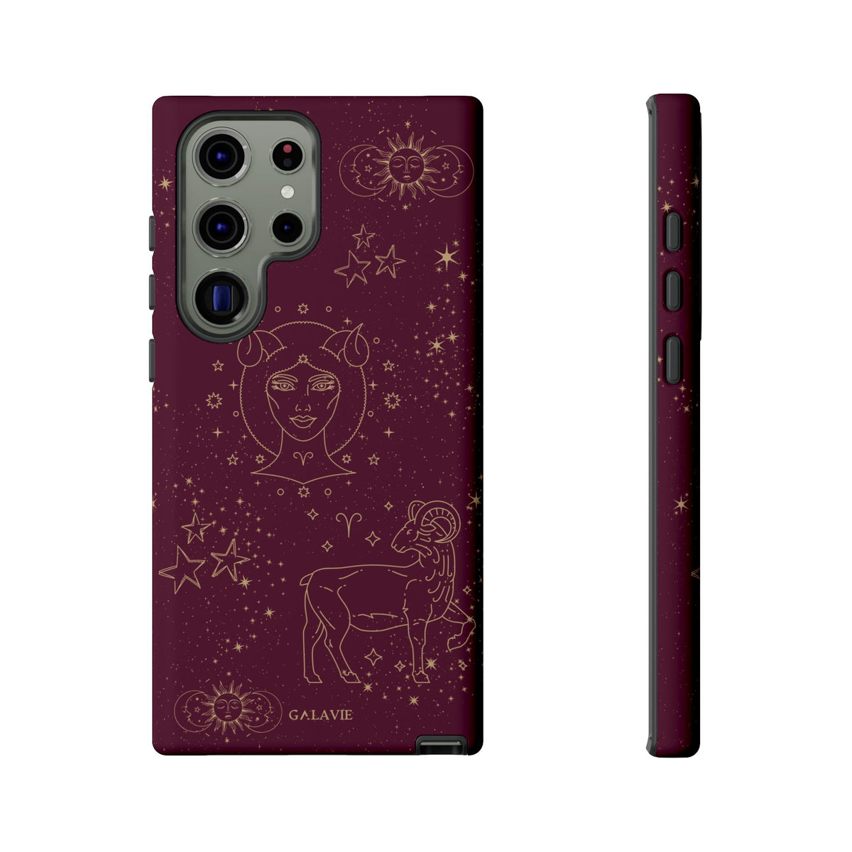 Aries Zodiac Phone Case – Merlot