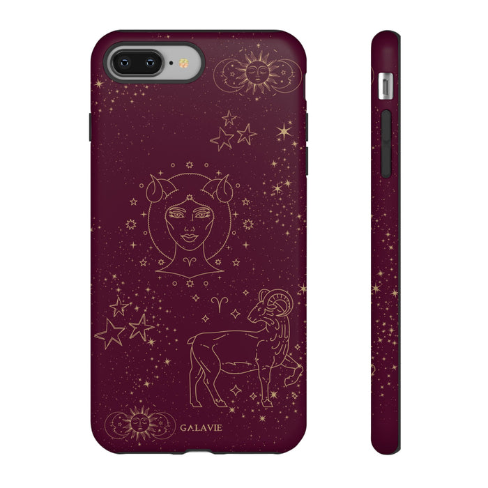 Aries Zodiac Phone Case – Merlot