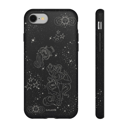 Aquarius Zodiac Phone Case – Noir