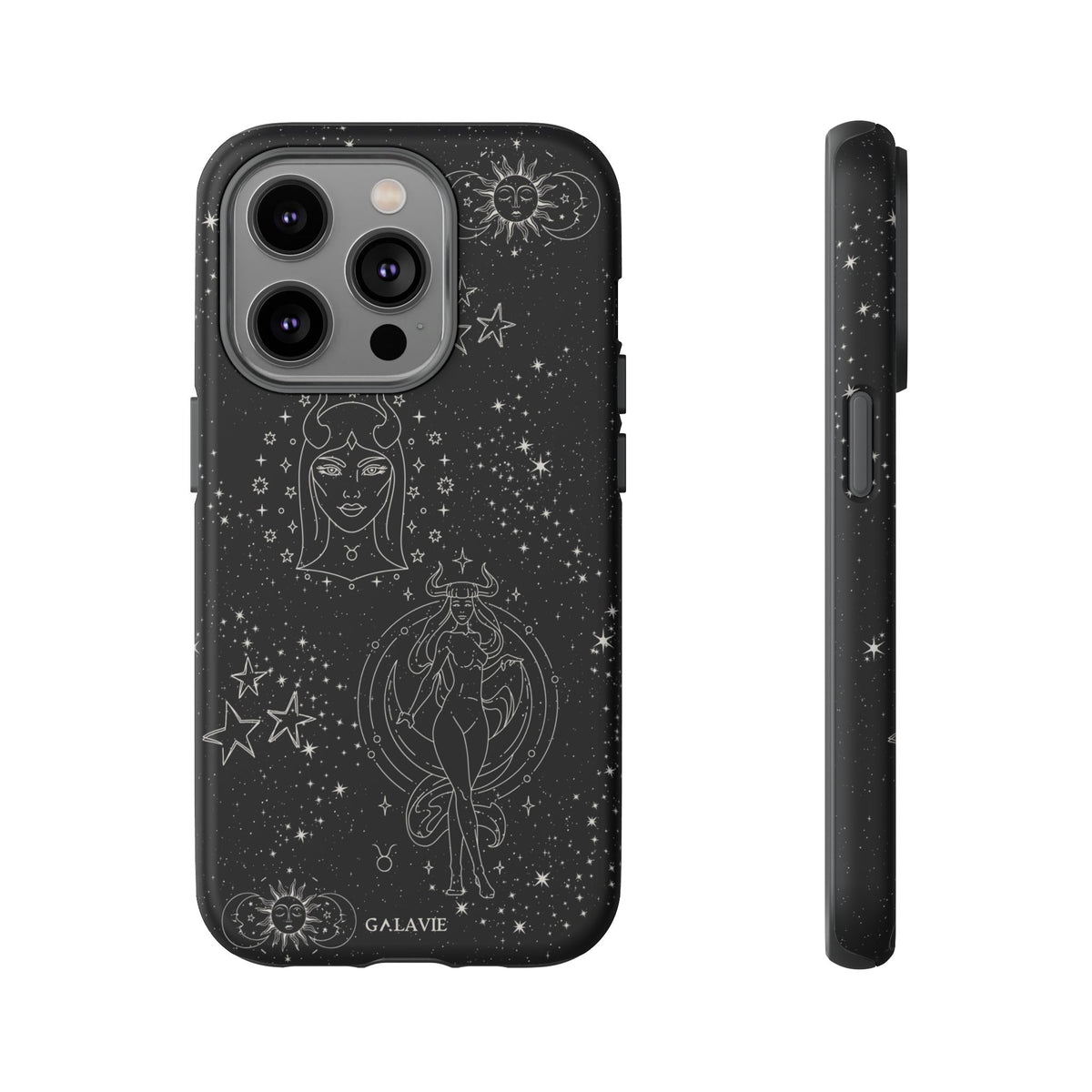 Taurus Zodiac Phone Case – Noir