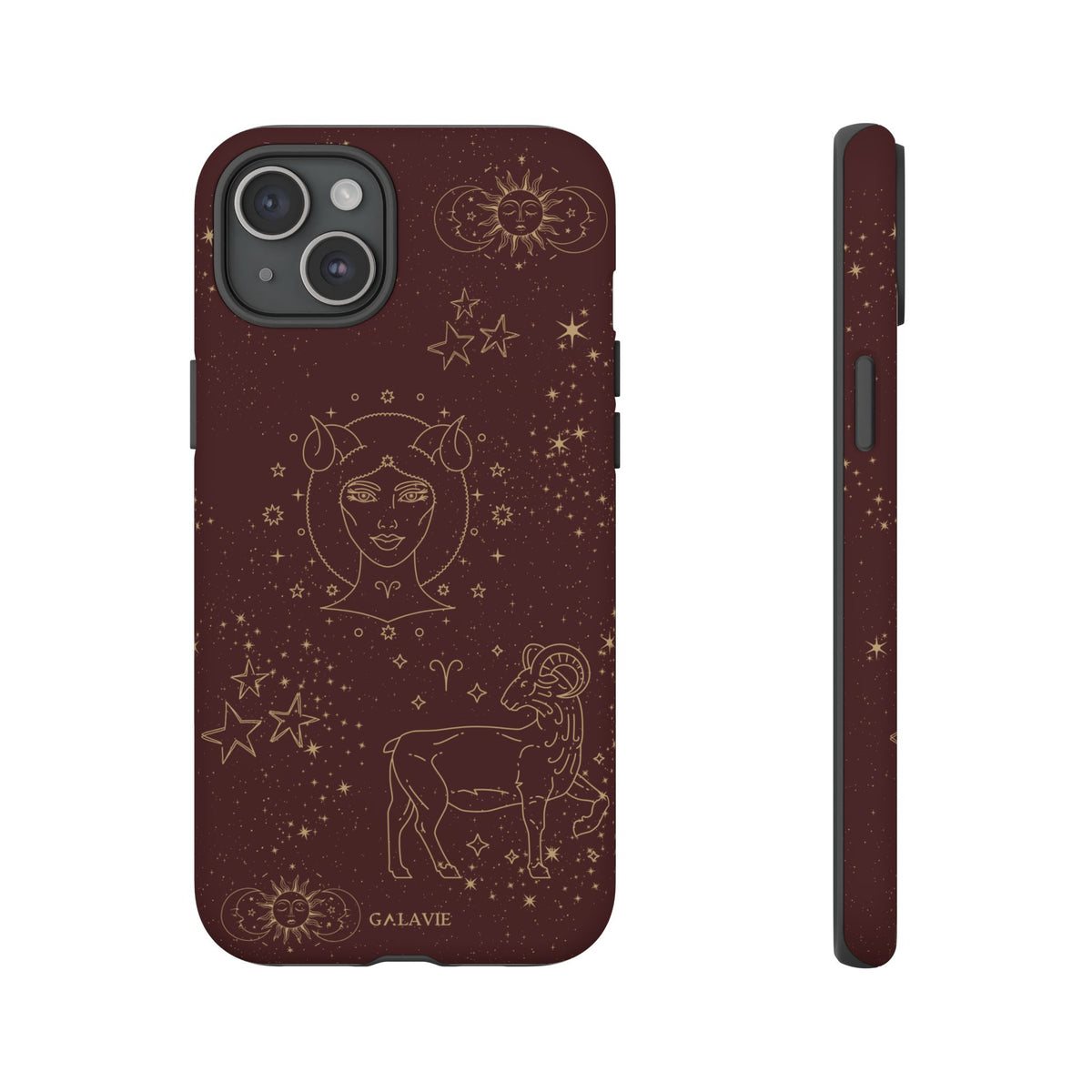 Aries Zodiac Phone Case – Chocolate