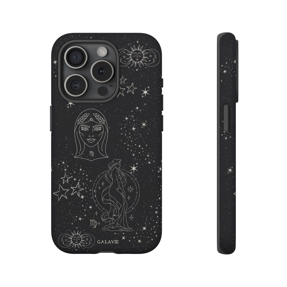 Virgo Zodiac Phone Case – Noir
