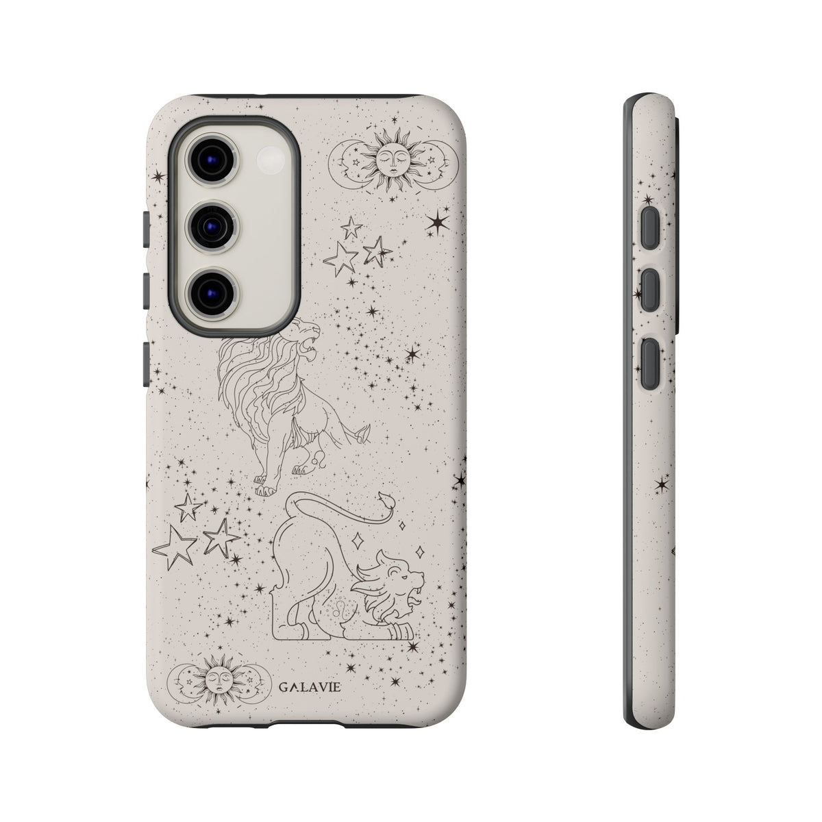 Leo Zodiac Phone Case – Cream