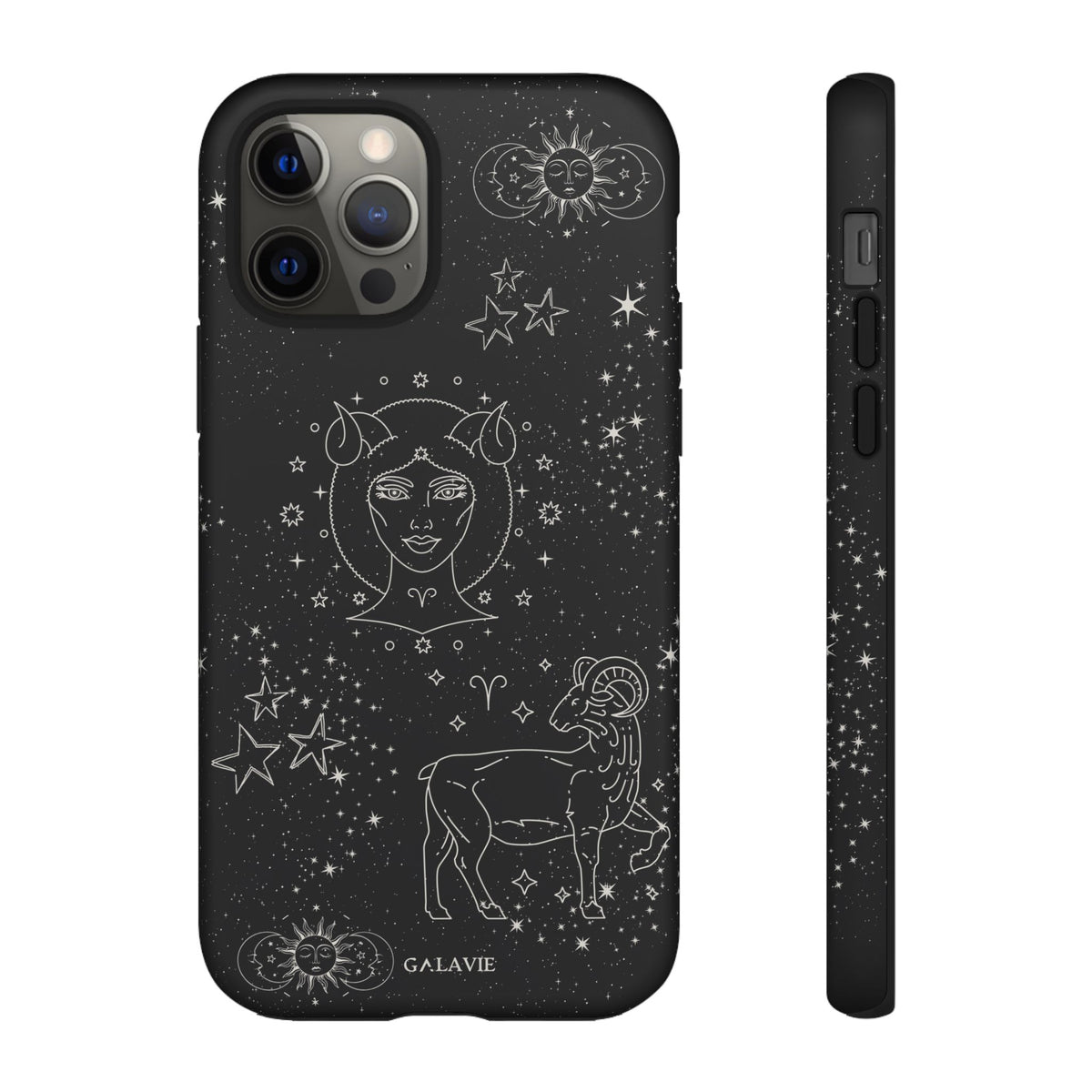 Aries Zodiac Phone Case – Noir