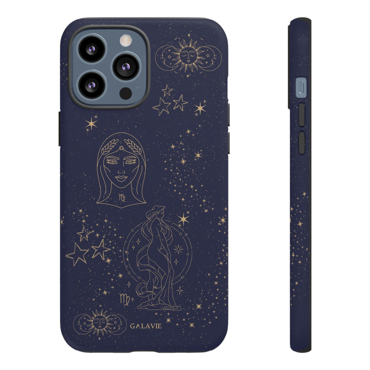Virgo Zodiac Phone Case – Navy