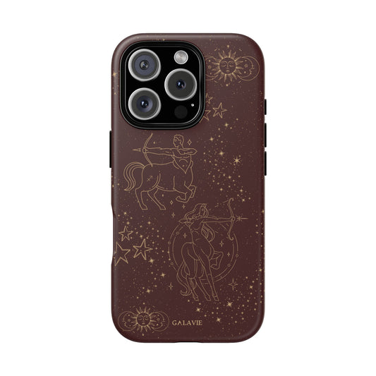 Sagittarius Zodiac Phone Case – Chocolate