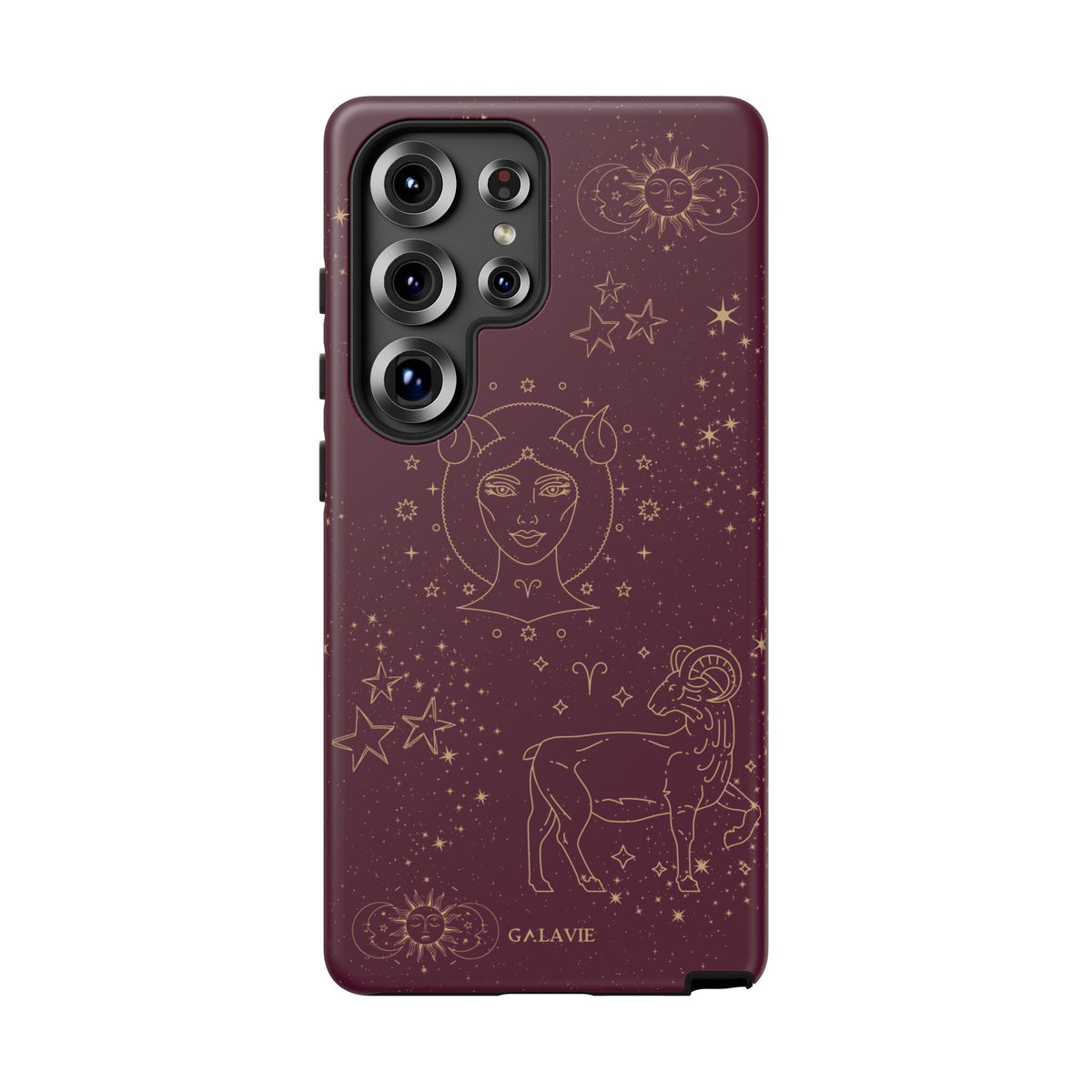 Aries Zodiac Phone Case – Merlot