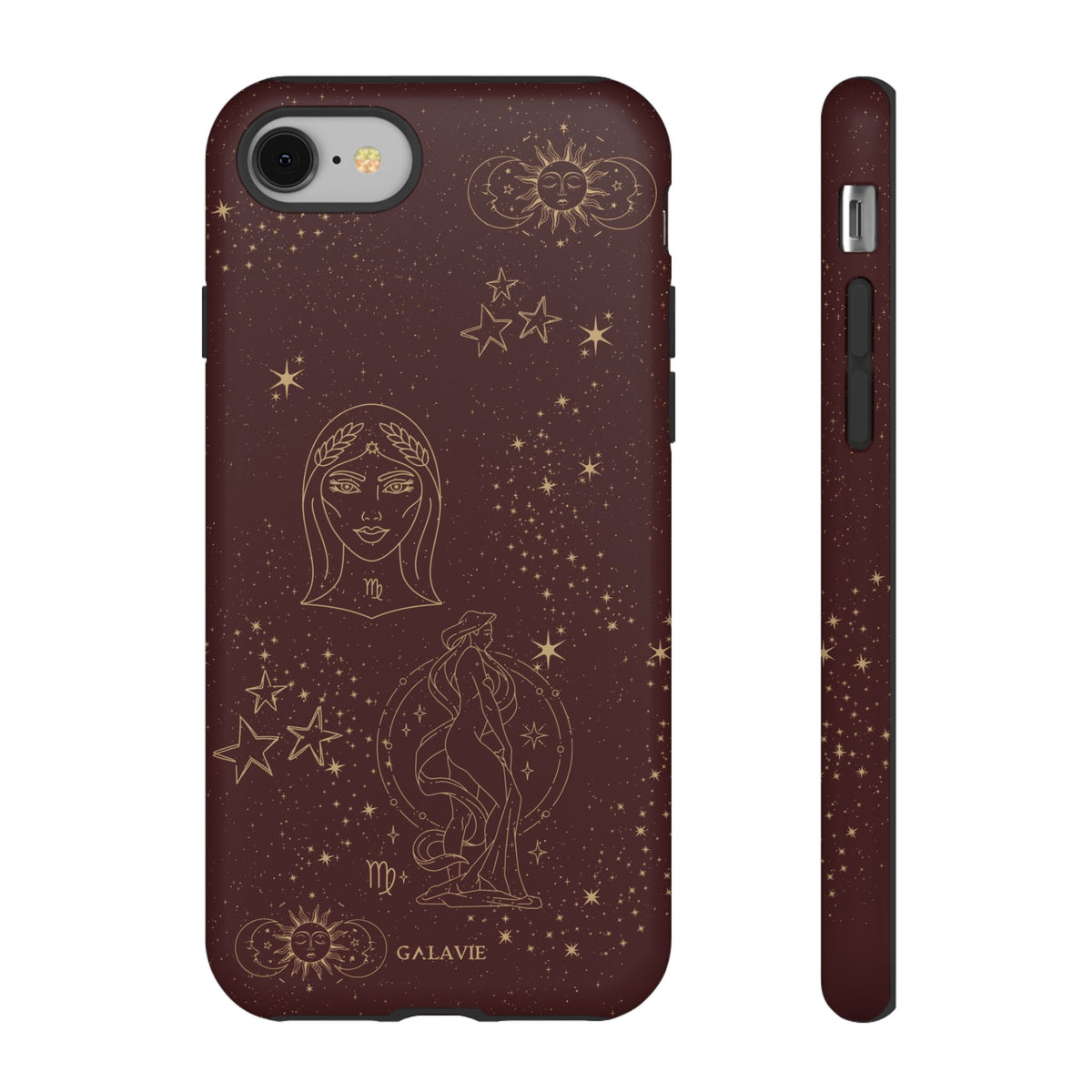 Virgo Zodiac Phone Case – Chocolate
