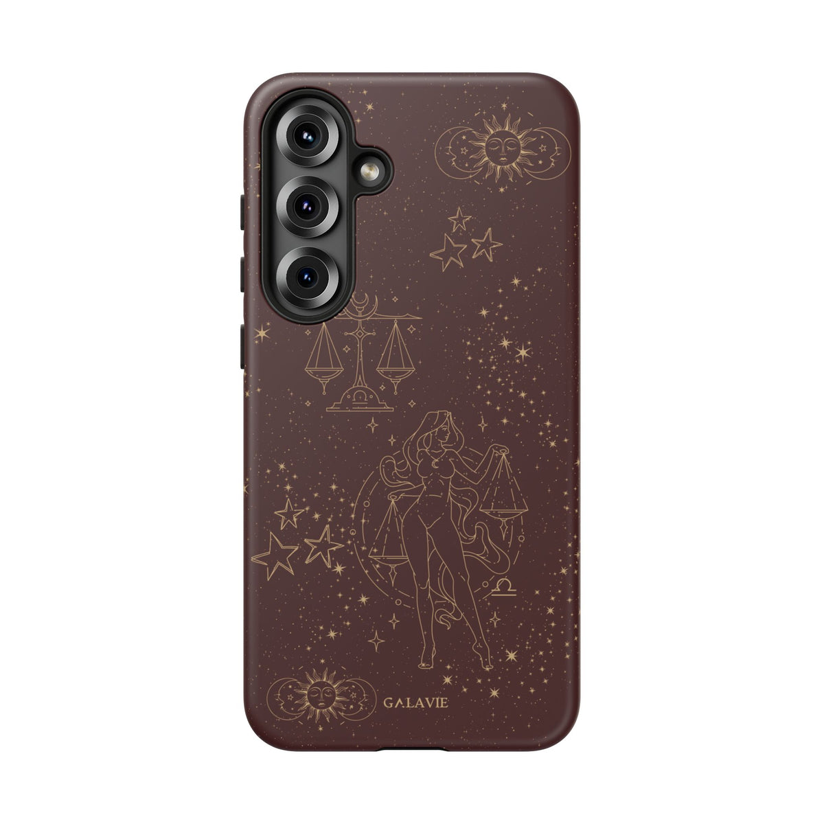 Libra Zodiac Phone Case – Chocolate