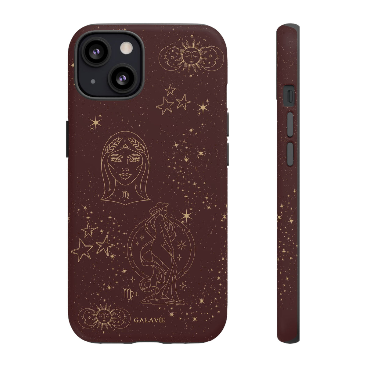 Virgo Zodiac Phone Case – Chocolate