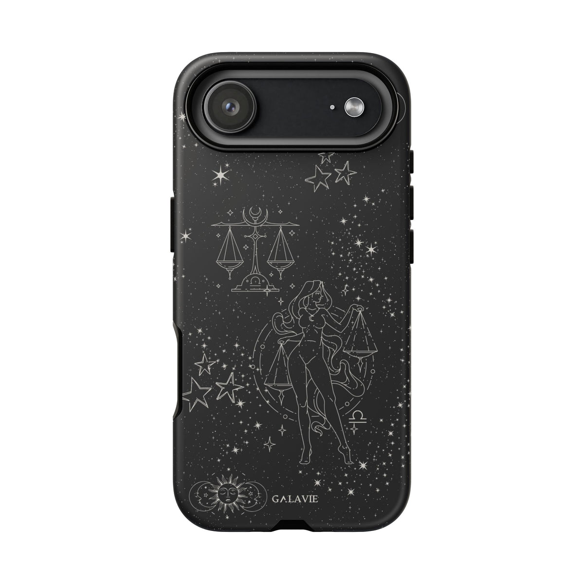 Libra Zodiac Phone Case – Noir