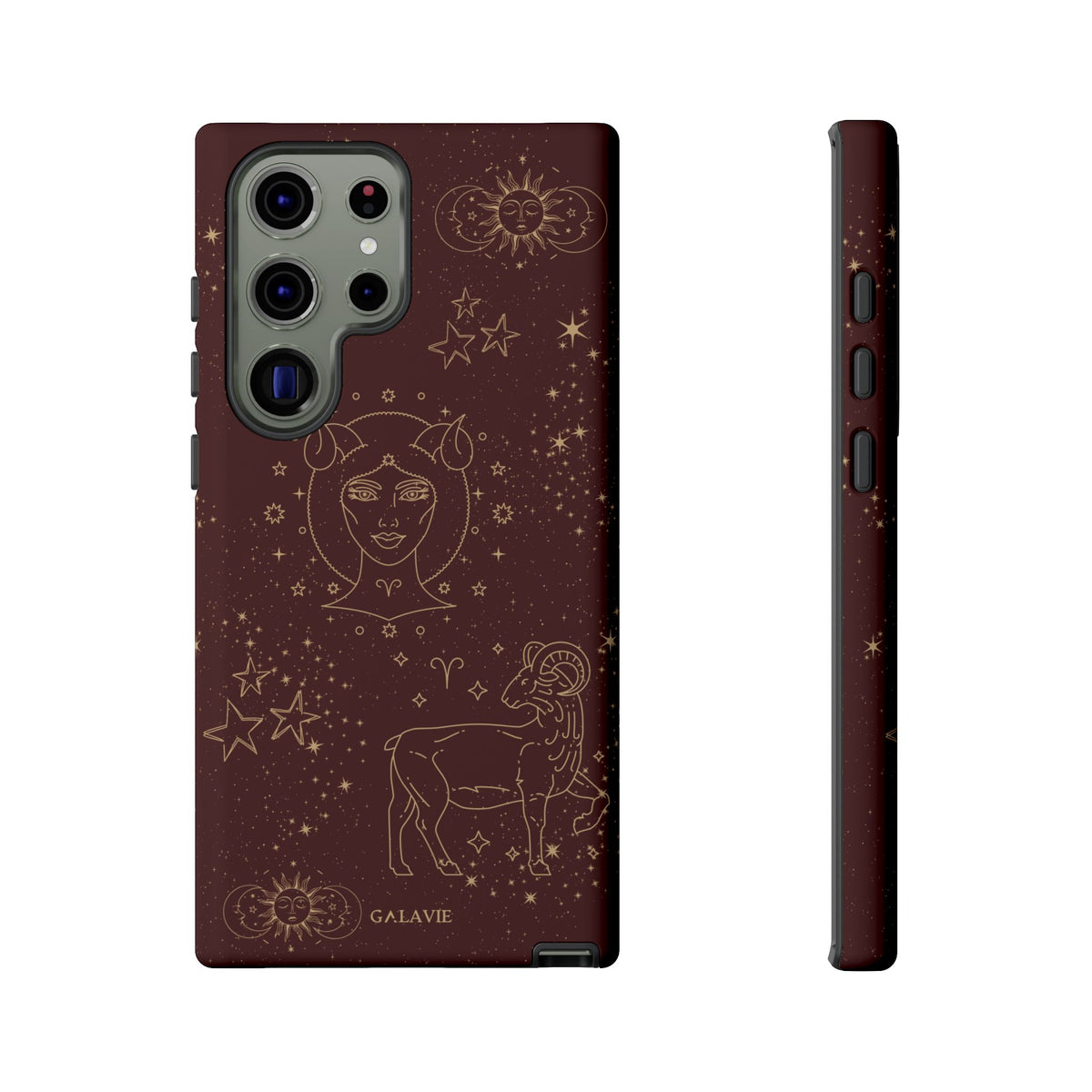 Aries Zodiac Phone Case – Chocolate