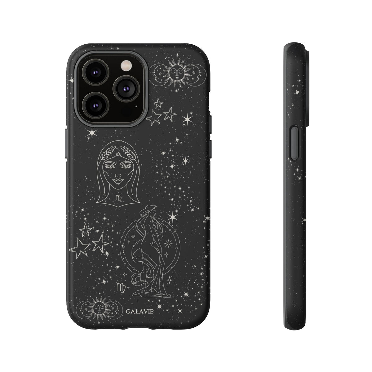 Virgo Zodiac Phone Case – Noir