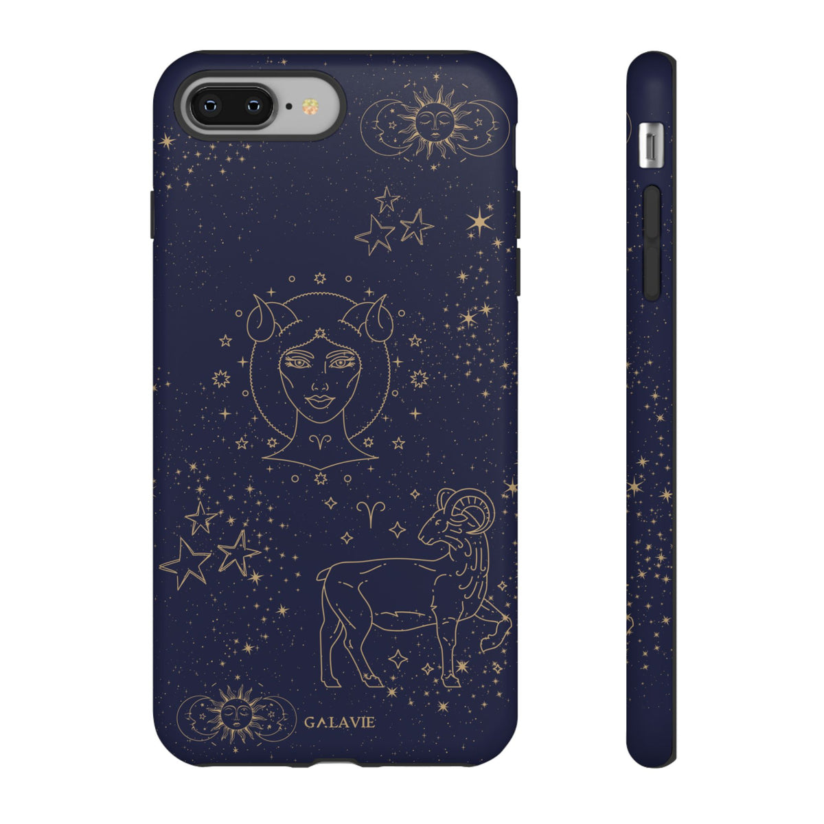 Aries Zodiac Phone Case – Navy