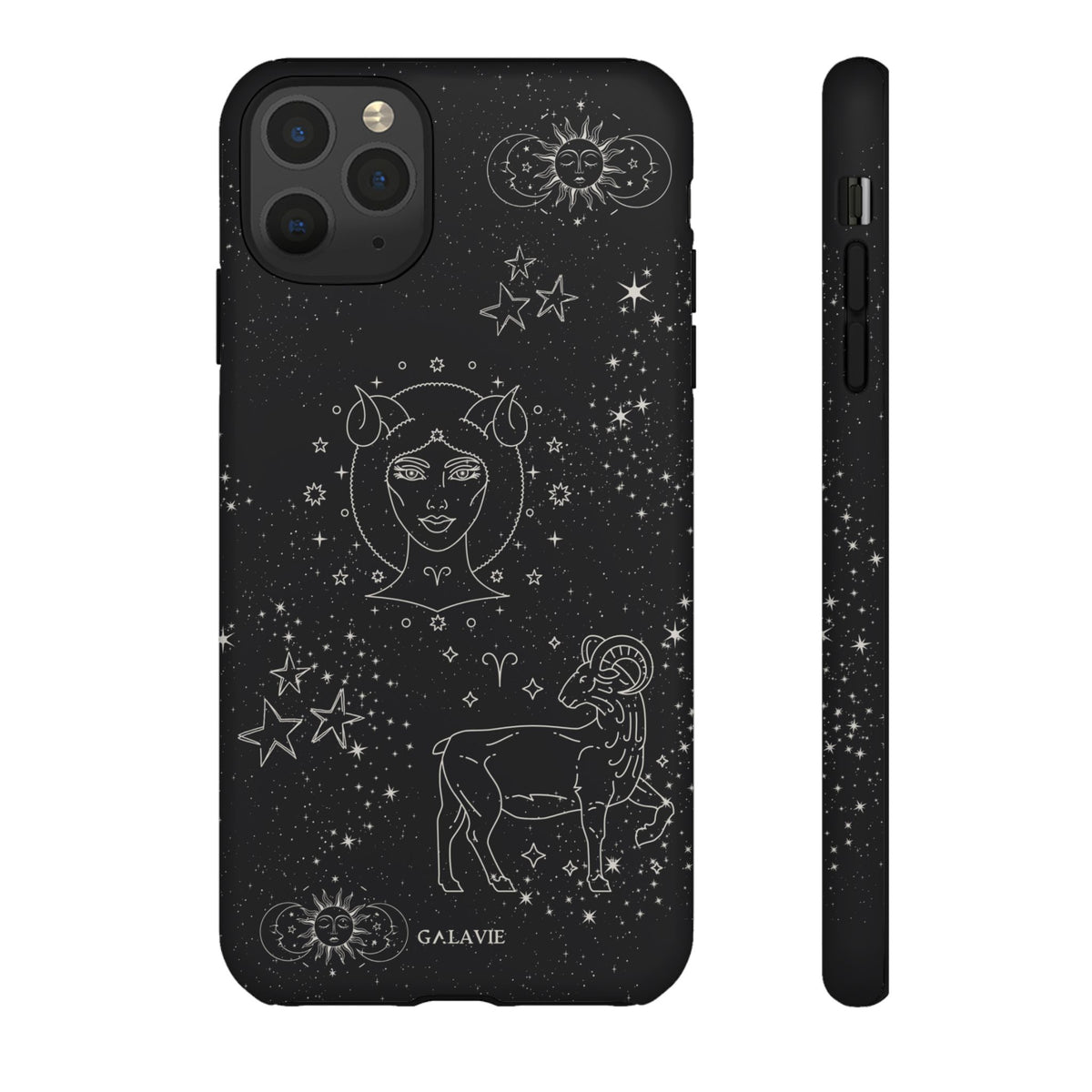 Aries Zodiac Phone Case – Noir