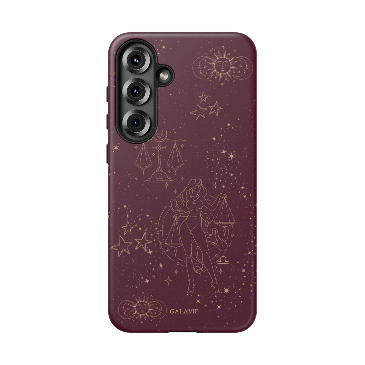 Libra Zodiac Phone Case – Merlot