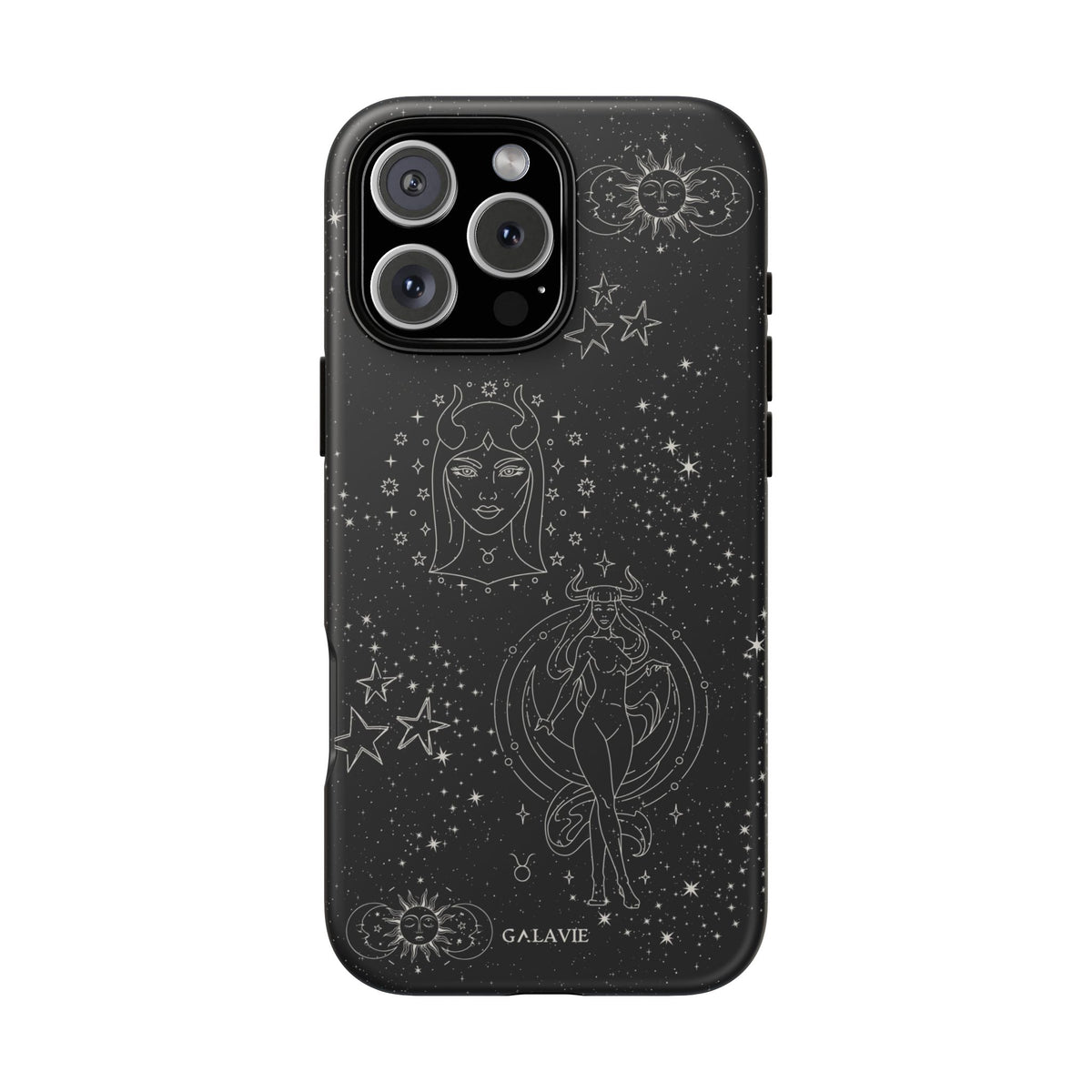 Taurus Zodiac Phone Case – Noir