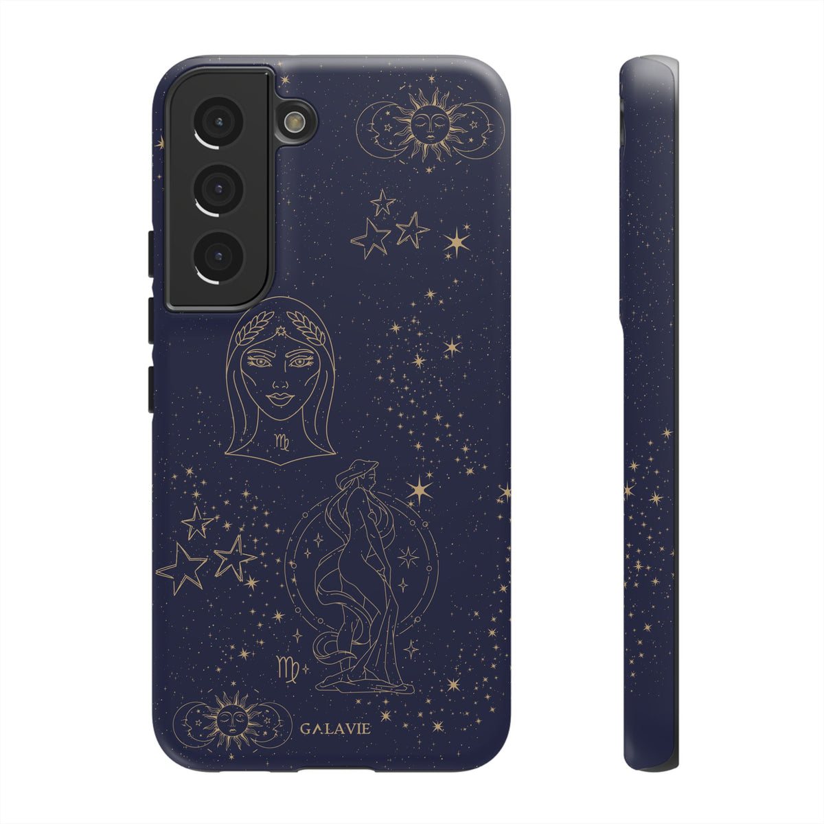 Virgo Zodiac Phone Case – Navy