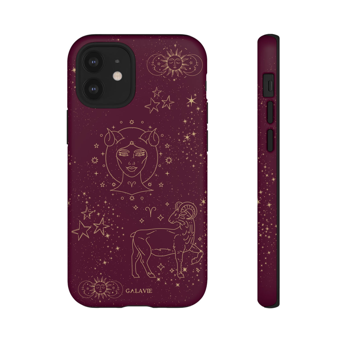 Aries Zodiac Phone Case – Merlot